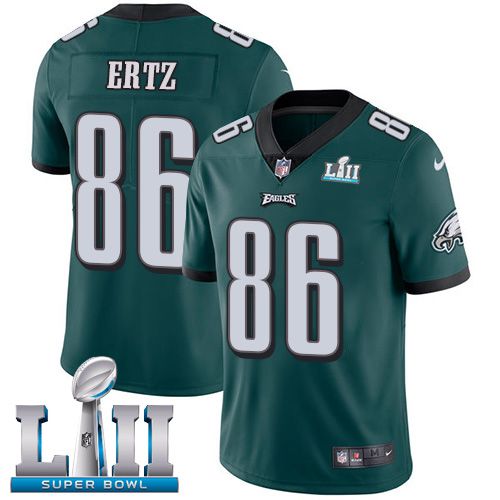 Men Philadelphia Eagles #86 Ertz Green Limited 2018 Super Bowl NFL Jerseys->philadelphia eagles->NFL Jersey